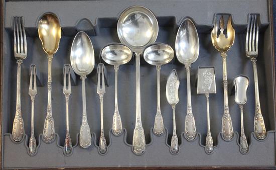 French canteen of cutlery.